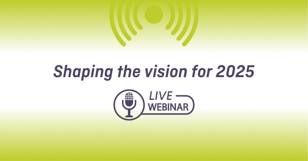 Shaping the Viision for 2025 Webinar Artwork